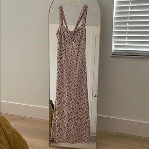 Abercrombie & Fitch Brown Orange Maxi Sundress